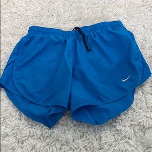 Nike light blue shorts